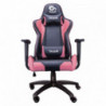 Silla Gaming Talius  Gecko v2  negra/rosa, butterfly, base nylon, ruedas nylon