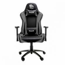 Silla Gaming Talius  Lizard v2  negra/gris, 2D, butterfly, base metal, ruedas 60mm, gas clase 4