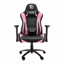 Silla Gaming Talius  Lizard v2  negra/rosa, 2D, butterfly, base metal, ruedas 60mm, gas clase 4