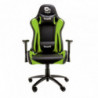 Silla Gaming Talius  Lizard v2  negra/verde, 2D, butterfly, base metal, ruedas 60mm, gas clase 4