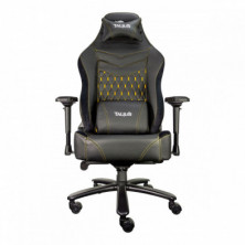 Silla Gaming Talius  Mamut  negra/amarilla 4D, Frog, base metal, ruedas nylon, hasta 170kg