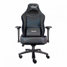 Silla Gaming Talius  Mamut  negra/azul 4D, Frog, base metal, ruedas nylon, hasta 170kg