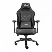 Silla Gaming Talius  Mamut  negra/gris 4D, Frog, base metal, ruedas nylon, hasta 170kg