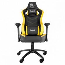 Silla Gaming Talius  Vulture  negra/amarilla butterfly, 4D, base metal, ruedas nylon