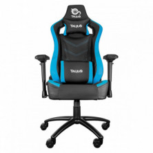 Silla Gaming Talius  Vulture  negra/azul butterfly, 4D, base metal, ruedas nylon