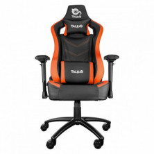 Silla Gaming Talius  Vulture  negra/naranja butterfly, 4D, base metal, ruedas nylon