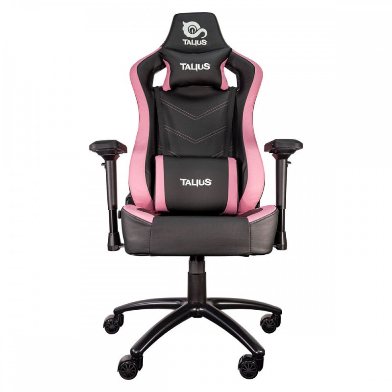 Silla Gaming Talius  Vulture  negra/rosa butterfly,4D, base metal, ruedas nylon