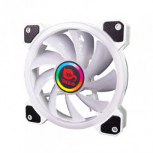 Talius ventilador caja RGB Iris/Cronos Spectrum 16Led 12cm Blanco Retail