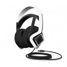 GAMING OMEN HP Mindframe Auriculares Tecnología de C-Media XearTM, Refrigeración FrostCap, Iluminación RGB , Blanco, Km0 Caja Or