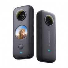 Insta360 One X2 Cámara Deportiva de Bolsillo, ActionCam 5,7K pantalla táctil 360° impermeable, A+