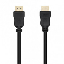 Cable HDMI A/A 1M High Speed Negro