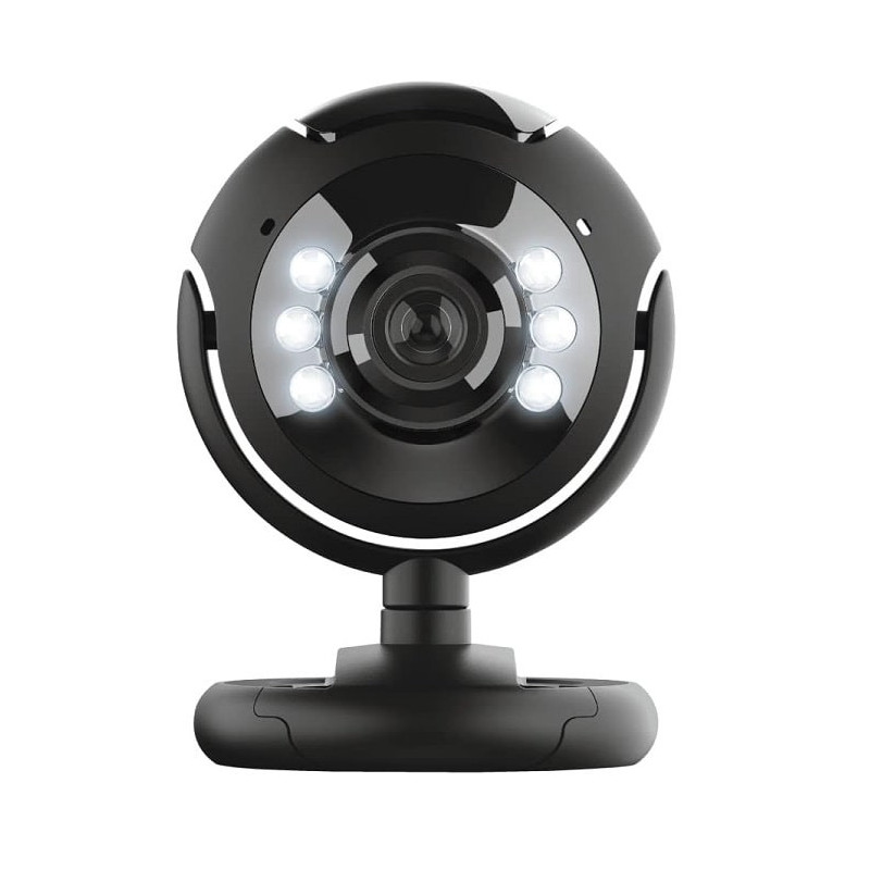 Trust Spotlight Pro - Webcam (micrófono, USB 2.0, 640 x 480) Color Negro