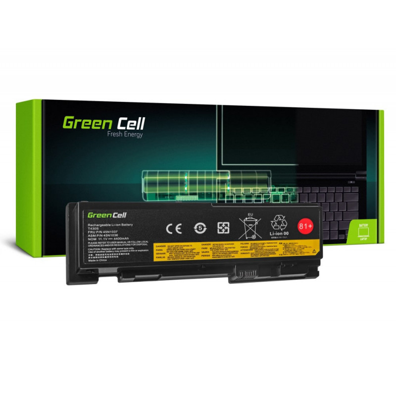 Green Cell Batería para Lenovo ThinkPad T430s T430si / 11.1V 3400mAh