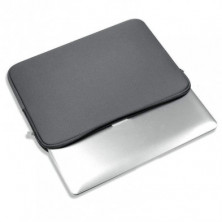 Funda Neopreno Gris para Portátiles de 12", 12,5", 13" y 13,3"