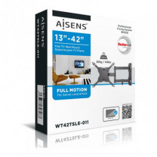 Soporte De Pared Aisens WT42TSLE-011 Pantalla y Monitor de 13"-42" Extensible/Giratorio/Inclinable, Nuevo