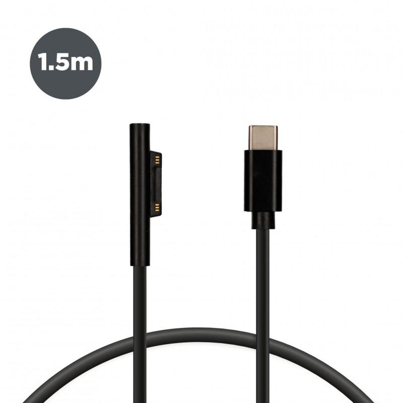 Cable Tipo C 1,5M a Microsoft Surface Pro 3/4/5/6, Surface Laptop/Laptop 2 / Go/Studio USB-C , Nuevo