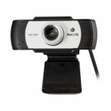 Webcam con Micrófono NGS XPRESSCAM720 1280x720 USB Plug And Play, Nuevo