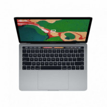 Apple MacBook Pro 13" Retina i5 2,3 Ghz, 8GB, SSD 128GB, 2017, Gris Espacial, No Cam, Bat. Nueva, A+