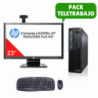 Pack Teletrabajo Sobremesa Lenovo Thinkcentre M73 SFF, i5 4590, 4GB RAM, 128GB SSD + Monitor 23" + Teclado + Ratón + Webcam, WiF