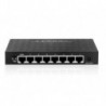 Switch de red 5 puertos Gigabit RJ-45, 10/100/1000 Mbps