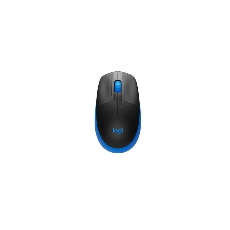 Ratón Logitech M190 Wireless Inalámbrico Negro Azul, Nuevo