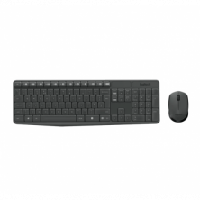 Teclado + Ratón Logitech MK235 Inalámbrico Wireless Negro