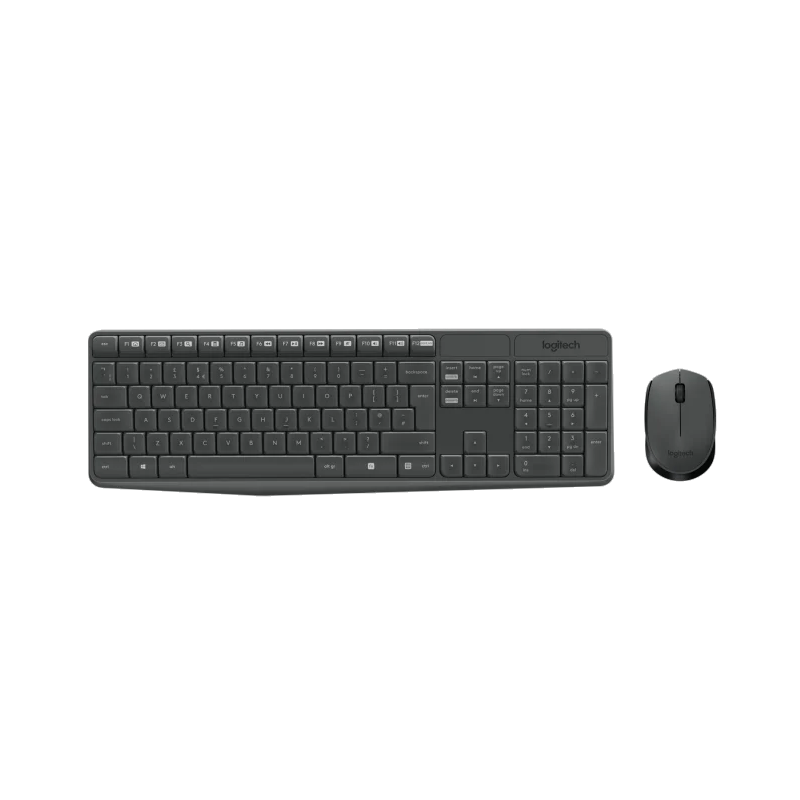 Teclado + Ratón Logitech MK235 Inalámbrico Wireless Negro