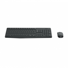 Teclado + Ratón Logitech MK235 Inalámbrico Wireless Negro