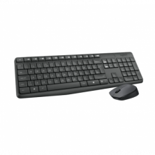 Teclado + Ratón Logitech MK235 Inalámbrico Wireless Negro