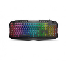 Teclado Krom KYRA Gaming RGB LED Rainbow, Nuevo