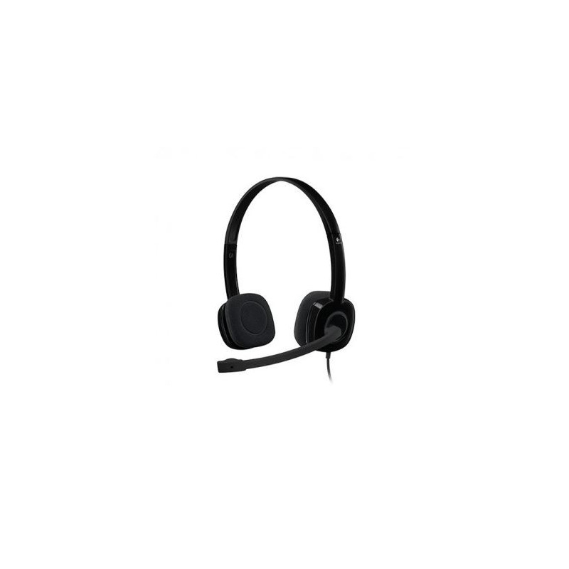 LOGITECH H151 auriculares con Microfono Negro