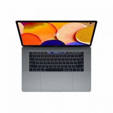 Apple MacBook Pro Retina 15" TouchBar, i7 3,90 GHz, 16GB, SSD 512GB, 2017, Gris Espacial, A+