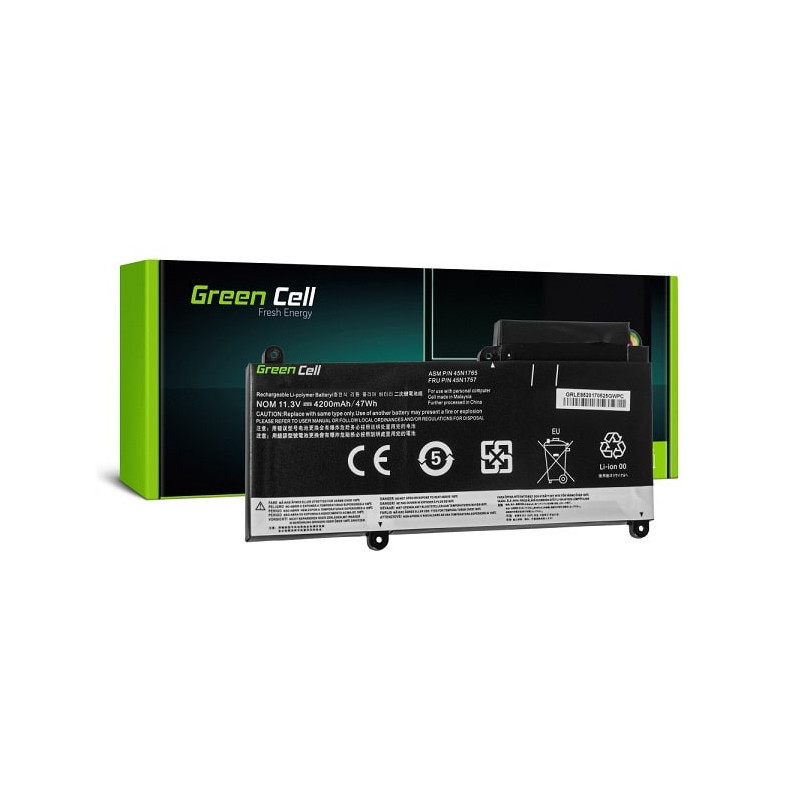 Green Cell Batería Lenovo ThinkPad E450 E450c E455 E460 E465 / 11.3V 4200mAh