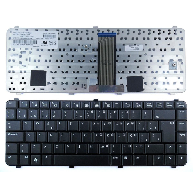 TECLADO PARA HP COMPAQ 6530S 6730S 6735S 490267-031 491274-031