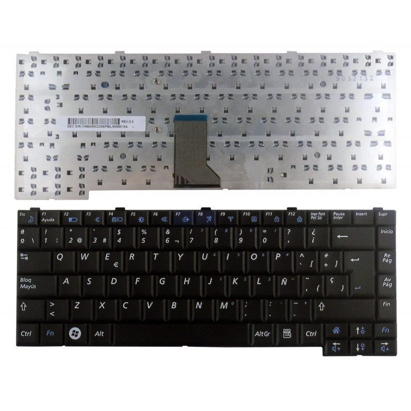 TECLADO PORTÁTIL SAMSUNG R503 R58 R505 NP-R503 NP-R58 NP-R510 NP-R505 R509