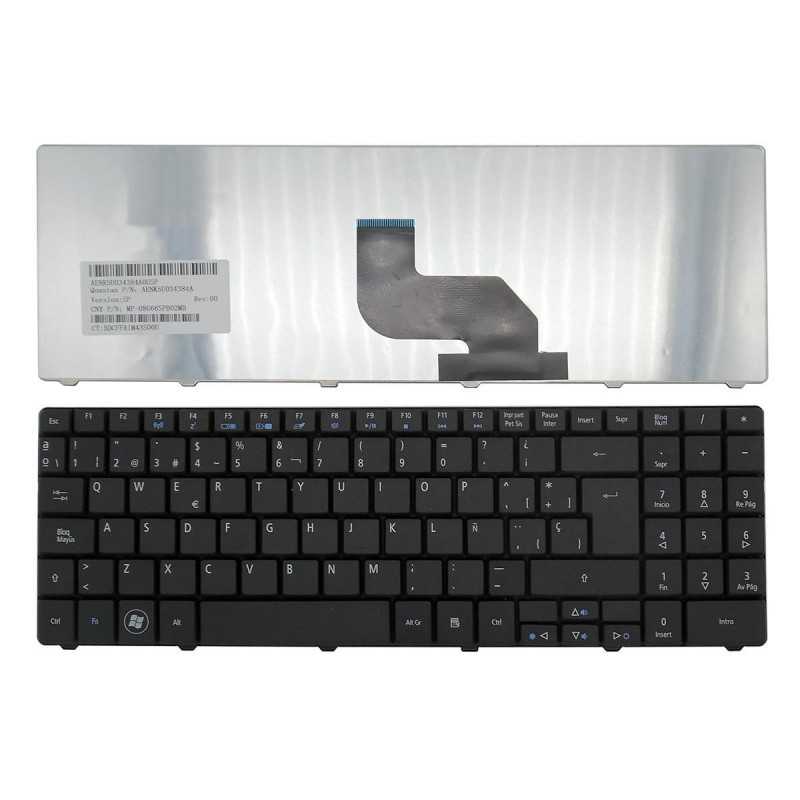 TECLADO PARA PORTÁTIL EMACHINES E525 E625 E627 E725 E527 E727 G420 G430 G520 G630