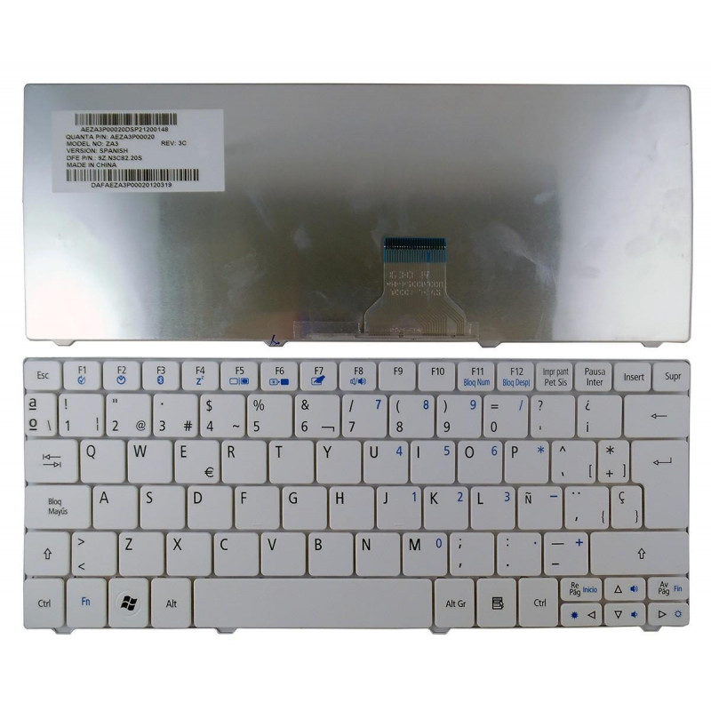 TECLADO PARA PORTÁTIL ACER ASPIRE 1551 1830 1830T 1830TZ AS 1430 1430T 1430Z