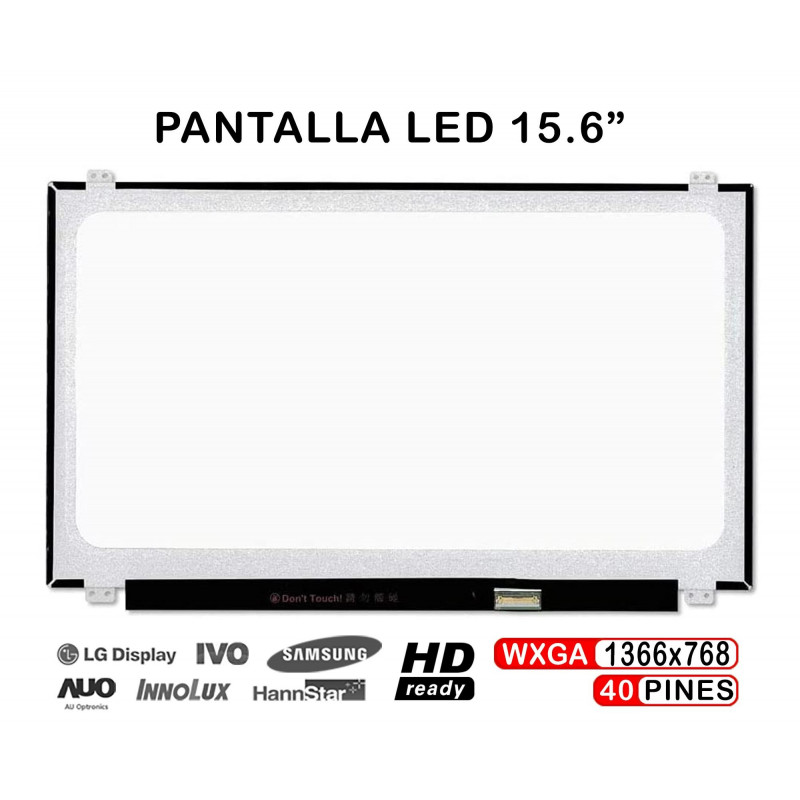 PANTALLA PORTÁTIL LED 15.6 B156XTN03.2 LNT156AT35 B156XTN03.2 SLIM