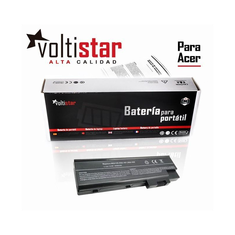 BATERÍA PARA ACER BT.T5007.001, BT.T5007.002 4UR18650F-1-QC192 MS2169 SQU-401