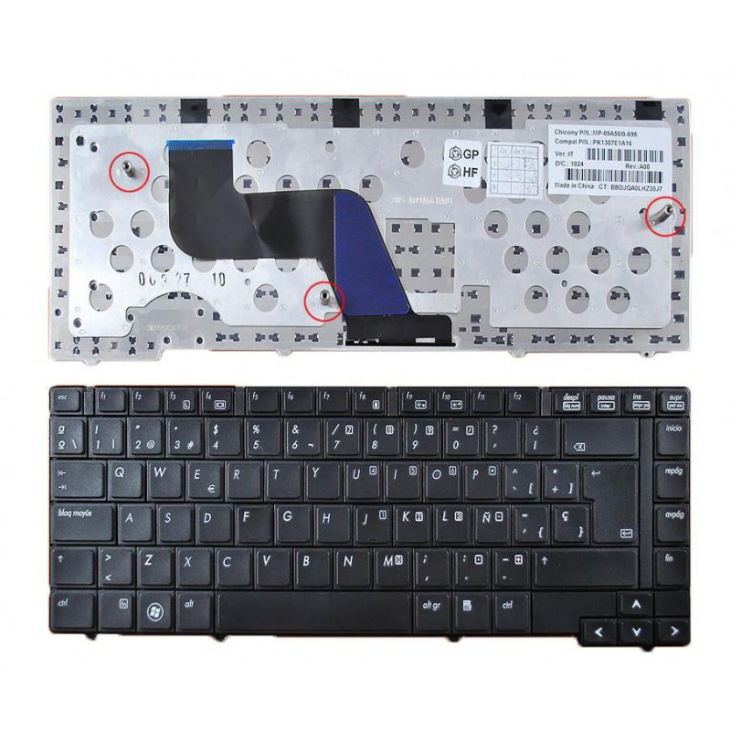 TECLADO PARA HP Probook 6440B MP-09A56I0-698  PK1307E1A16