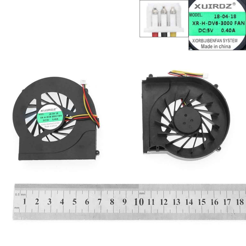 VENTILADOR PARA PORTÁTIL HP PAVILION DV6-3000 DV6-4000 DV7-4000