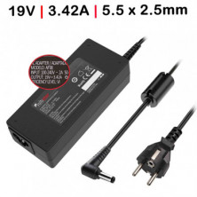 CARGADOR PARA PORTÁTIL ASUS 19V 3.42A 65W