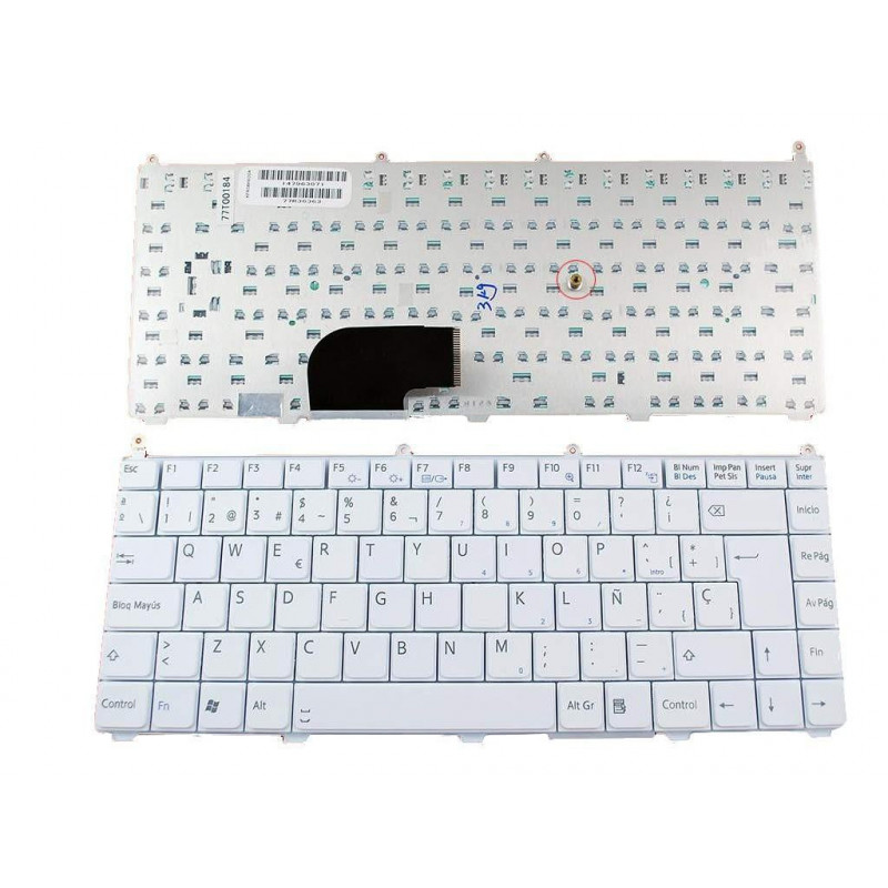 TECLADO PORTÁTIL SONY VAIO VGN-FE VGN-FE11SR VGN-FE21B VGN-FE21H VGN-FE21HR