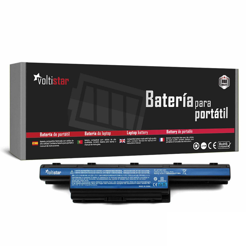 BATERÍA DE ALTA CAPACIDAD PARA PORTÁTIL ACER ASPIRE 4738ZG 4741G 4741Z 4741ZG 5742 7551 7560G