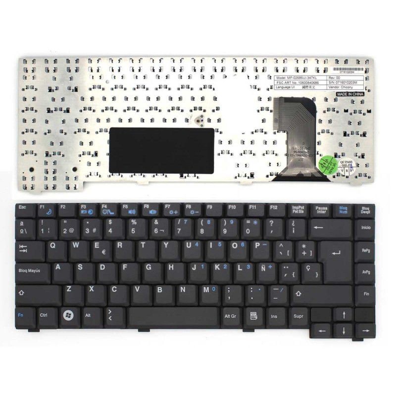 TECLADO PARA PORTÁTIL FUJITSU AMILO PI 2550 PI 2530 PI 2540 PI 2550 XI 2428