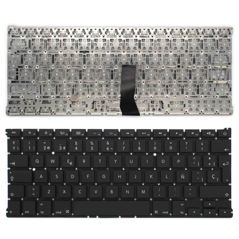 TECLADO PARA PORTÁTIL APPLE MACBOOK AIR 13" A1466 A1369 MD760LL/A MD761LL/A A1466 MD231LL/A MD232LL/A 2011-2014