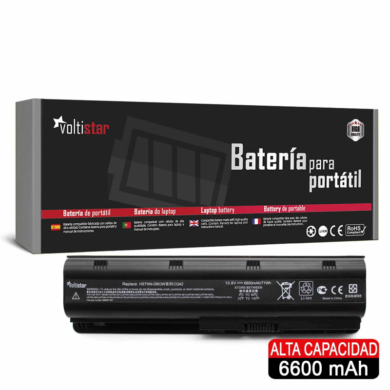 BATERÍA PARA PORTÁTIL HP COMPAQ G6 G7 G42 G56 G62 G72 DV6-4000 DV7-6000 G4-1000