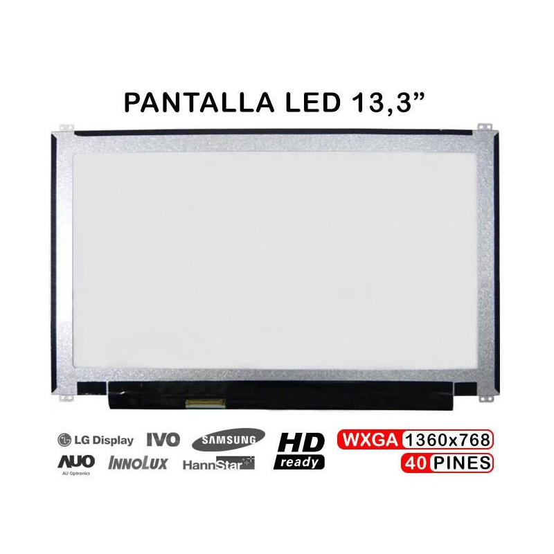 PANTALLA PORTÁTIL LED 13.3"  B133XTN01.5 B133XTNO1 .5 B133XTNOI.5