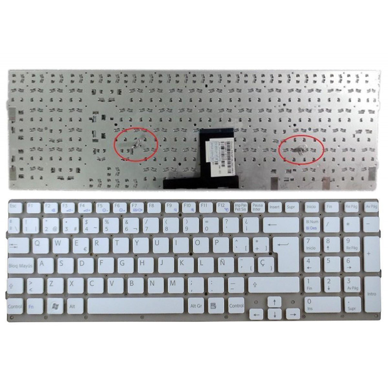 TECLADO PARA PORTÁTIL SONY VAIO VPC-EC VPC-EC2M1E  VPCEB4E1 VPC-EB14EN/BI  MP-09L26EO-8863 PCG-71C11M