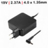 CARGADOR PARA PORTÁTIL ASUS 19V 2.37A 4.0X1.35MM